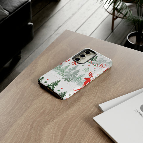 Nordic Christmas Print - Impact Resistant Phone Case